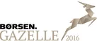 Børsen Gazelle 2016 logo med springende gazelle
